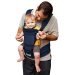 BabySteps 6-IN-1 Ergonomic Baby Hip Seat Carrier, Soft Carrier for All Shapes and Seasons, Perfect for Alone Nursing from Infant to Toddlers, Navy Blue