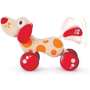 Hape Toy Walk A Long Puppy Wooden Pull Toy